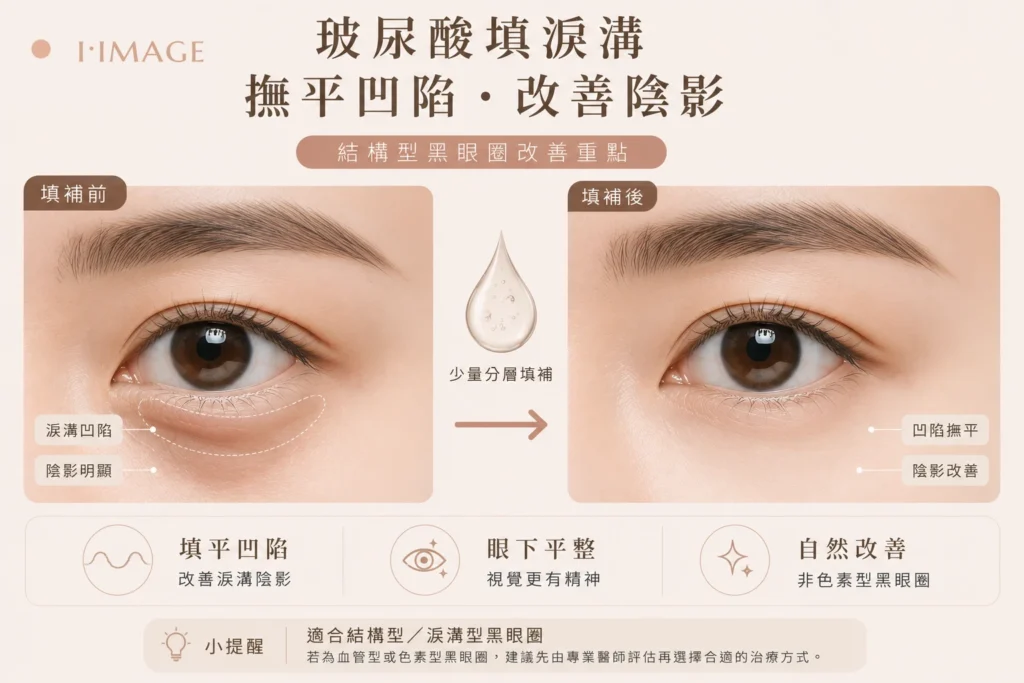 玻尿酸填淚溝撫平凹陷消除陰影