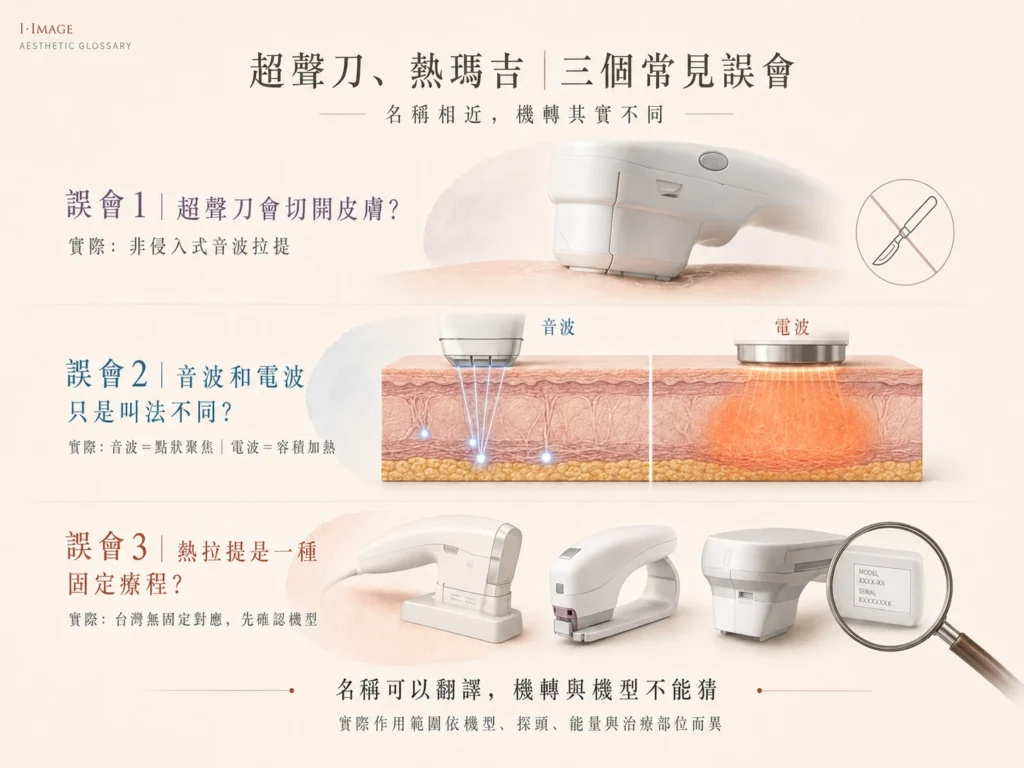 超聲刀、熱瑪吉三大誤會